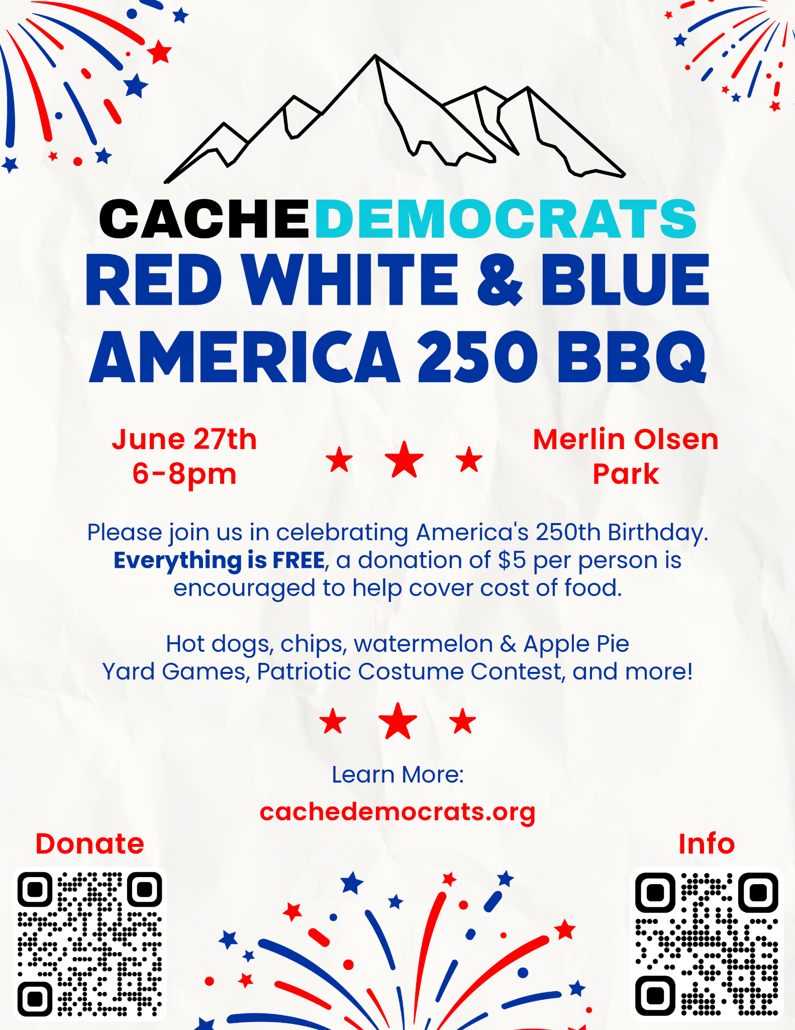 Red, White and Blue America 250 BBQ